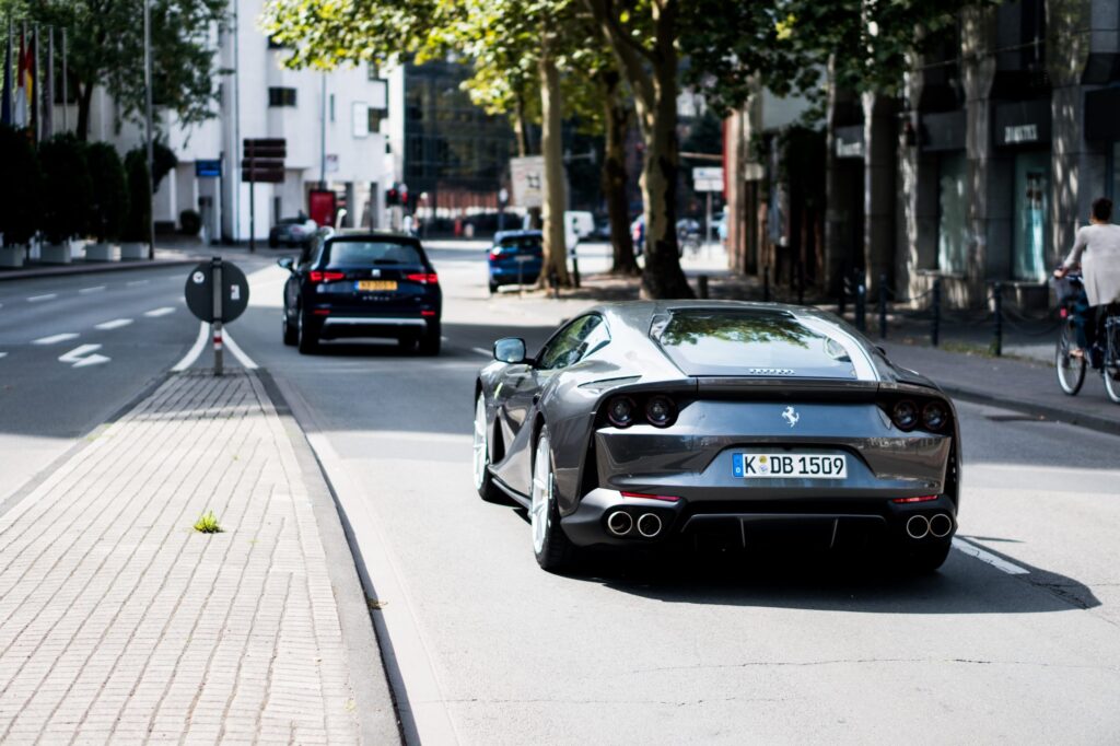 Ferrari Portofino 2-door coupe silver