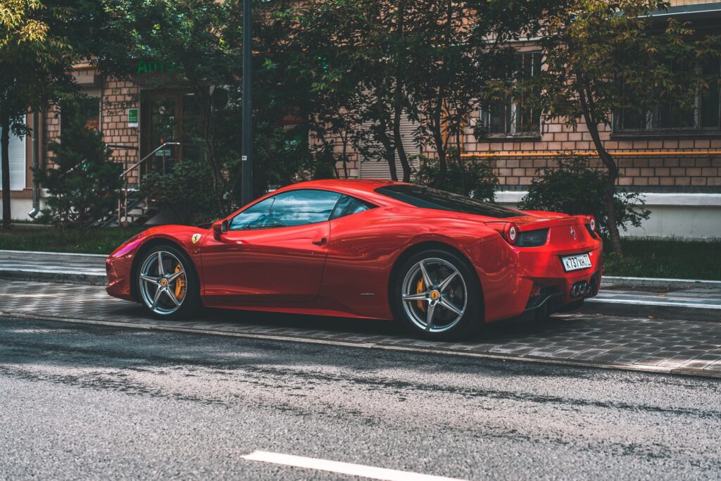 Ferrari LaFerrari 2-door coupe red